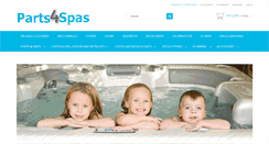 Desktop Screenshot of parts4spas.com.au